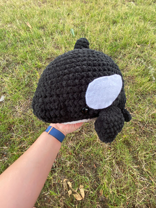 Giant Crocheted Orca